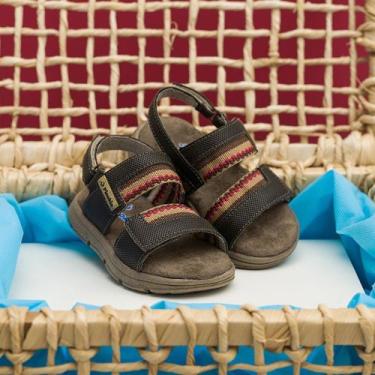 Imagem de Sandália Infantil Masculina Papete Pinokio Com Fechamento Ajustável, M