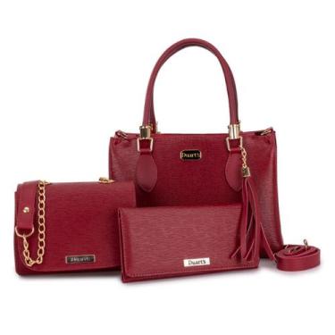 Imagem de Bolsas femininas Kit Premium Duarts 3 Peças Bolsa Lorena Bolsa Lateral