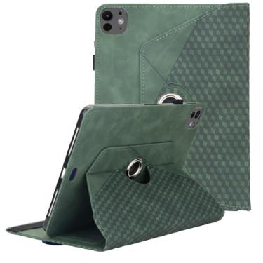 Imagem de Capa para iPad Air 11 polegadas M3/M2 (2025/2024), iPad Air 5ª/4ª geração 11 polegadas (2022/2020), iPad Pro 11 (18/20/21/22) com suporte para lápis, rotação de 360 graus, capa protetora fólio de