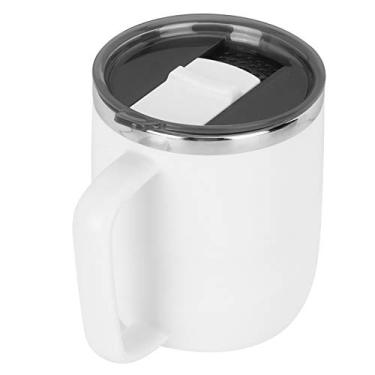 Imagem de aqxreight Caneca de café 400ml Copo de água Anti Escaldante de Aço Inoxidável Com Tampa para Home Office Presente Maravilhoso Tampa Simples Lug para Trazer Grande Boca de água Segura Prática para