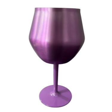 Imagem de COPO TÉRMICO DE INOX 2 EM 1 - TAÇA COM HASTE REMOVÍVEL 400ML - Lilás