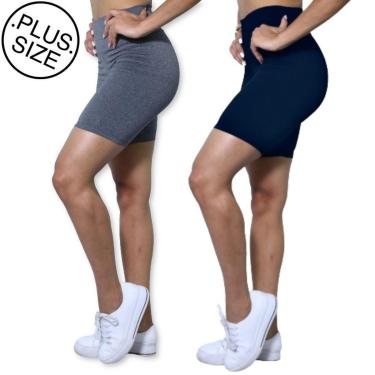 Imagem de Kit 2 Bermudas Plus Size Heide Ribeiro Silver Fitness-Feminino