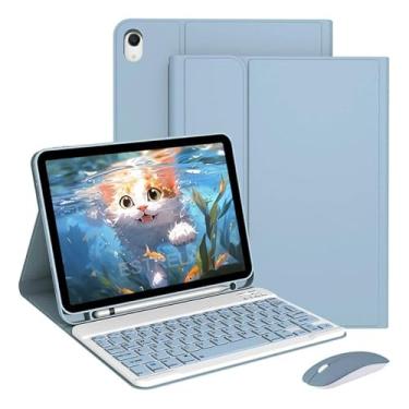 Imagem de Kit Capa para Samsung Tab S10+ /S9+ /S9 Fe+ 12.4" : Capa para Tablet + Teclado + Mouse