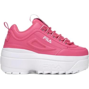 Imagem de Fila Tênis feminino Disruptor Ii Wedge, 661 rosa choque/pirueta/branco, 37