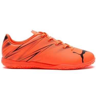 Imagem de CHUTEIRA PUMA FUTSAL ATTACANTO IT INFANTIL LARANJA E PRETO 34-Unissex
