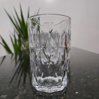 Imagem de Conjunto de Copos de Vidro Cristal Diamond 350ml ENVIO IMEDIATO - LYOR