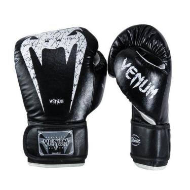 Imagem de Luva de Boxe Venum Giant Brasil Preto-Unissex