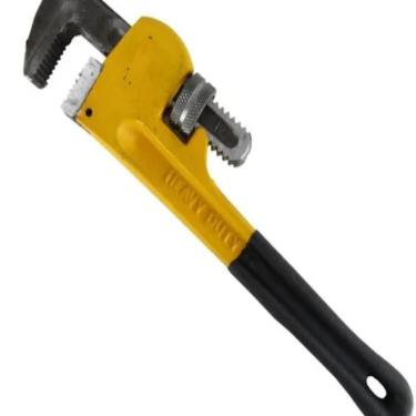 Imagem de Chave Grifo Tubo 10 Polegadas Hidráulica Lavatório Mordente Aço Profissional Encanamento Canos