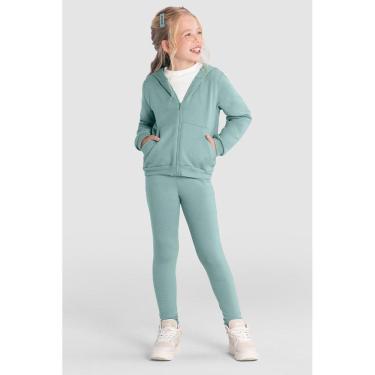Imagem de Calça legging infantil menina em cotton Brandili Básicos