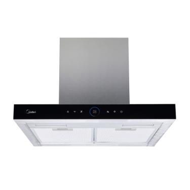 Imagem de Coifa de Parede Midea 60cm Inox e Preto 4 Bocas Smart Pro Touch MH60M77ET22MW2 220V
