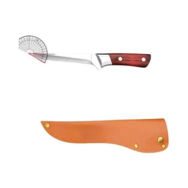 Imagem de Faca De Desossar E Cutelo De Carne Em Aço Inoxidável Com Cabo De Plást