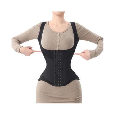 Imagem de Cinta Modeladora Feminina Em U Com Barbatanas De Aço, Top Modelador De