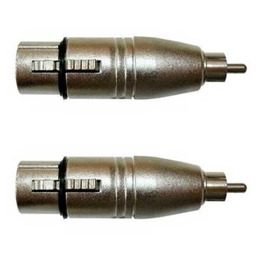 Imagem de Adaptador Rca Macho P-xlr 3p Fêmea Niq. Wc 242 Ad 02 Unidades Wireconex [f108]