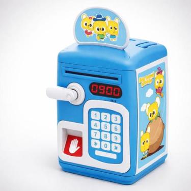 Imagem de Cofre Infantil Eletrônico com Senha e Leitor Biométrico - Genérica