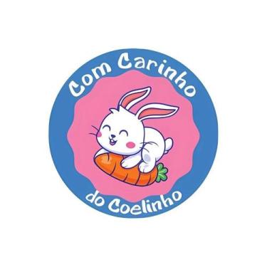 Imagem de Etiqueta Adesiva - Carinho Do Coelhinho - 2,5cm - 100 unidades - Rizzo
