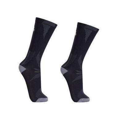 Imagem de Meia Alta Compressão Cano Alto Esportiva Atividade Física Lupo, Preto,