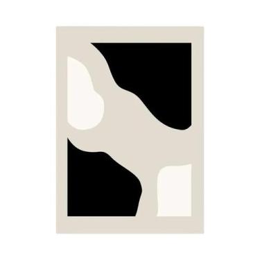 Imagem de Impressões Em Tela Abstratas De Folhas Geométricas Boho Arco-Íris, Art