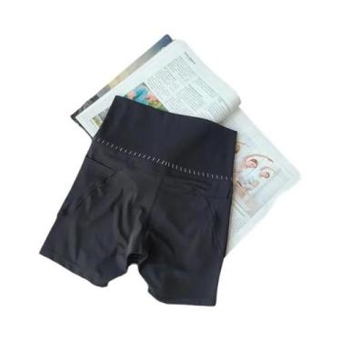Imagem de Shorts Femininos De Cintura Alta Com Controle De Barriga E Efeito Leva