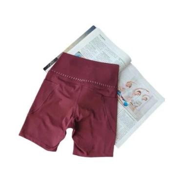 Imagem de Shorts Femininos De Cintura Alta Com Controle De Barriga E Efeito Leva