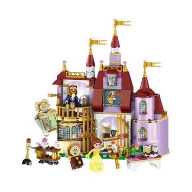 Imagem de Blocos De Montar Castelo Encantado Da Princesa Belle Para Meninas, Lem