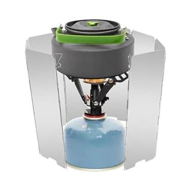 Imagem de Fogão a Gás Para Camping E Piqueniques Ao Ar Livre, Protetor Contra Ve