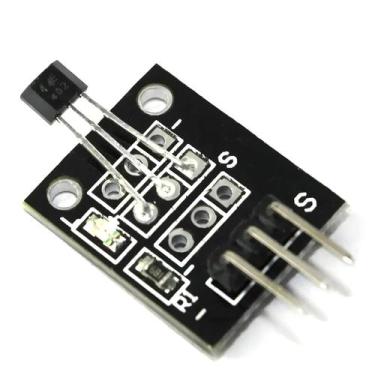 Imagem de 10 Peças Módulo Sensor Magnético Hall KY-003 Para Arduino AVR Carros I