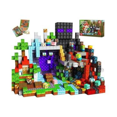 Imagem de Conjunto De Blocos Magnéticos De Construção 100-300 Peças Brinquedos E
