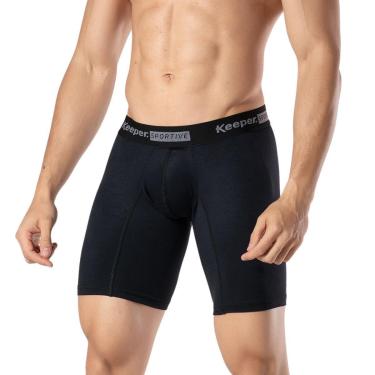 Imagem de Bermuda Térmica Masculina Boxer Confort Long Leg Previne Assaduras-Masculino