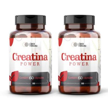Imagem de Creatina Power Pura 3g por Dose - 60 Cápsulas  Creatina Monohidratada 