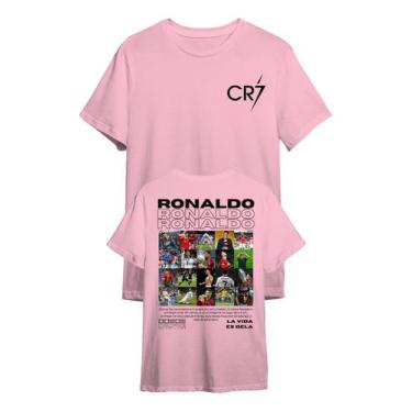 Imagem de Camiseta Básica Camiseta Cristiano Ronaldo Cr7 Personalizada - Hoodies
