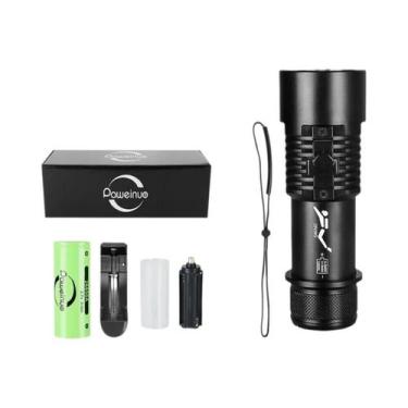 Imagem de Lanterna De Mergulho À Prova d'Água XHP70, Luz Forte Focável, Tocha Pl