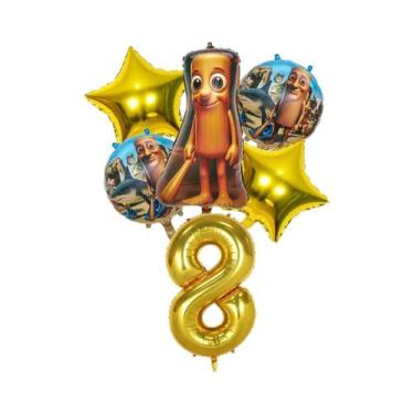 Imagem de Balões De Alumínio Italianos Para Crianças, Decoração De Festa De Aniv