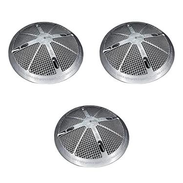 Imagem de Kit 3 Tampas Fsb para Ralo Dreno de Piscinas com Vazão de 25 Mil Litros Prata 30m Sodramar