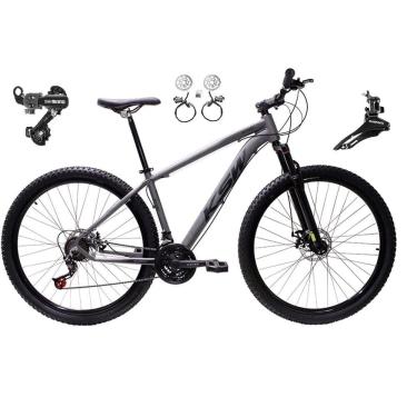 Imagem de  Bicicleta aro 29 Ksw Xlt 24v Câmbios Shimano Freios Hidráulicos Garfo com Suspensão - Grafite