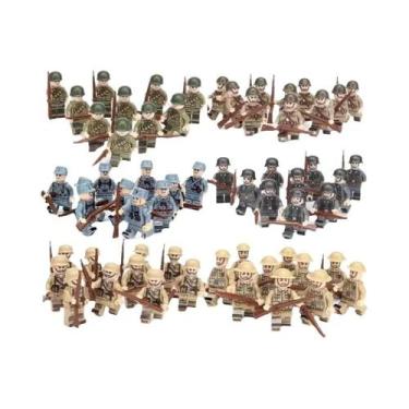 Imagem de Bonecos Humanoides Mini Para Crianças, Blocos De Montar, Brinquedos De