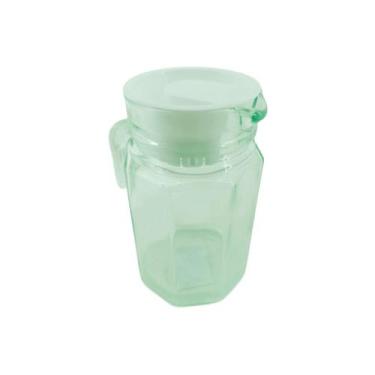 Imagem de Jarra de Vidro Octagonal 600ml com Alça - Aliança