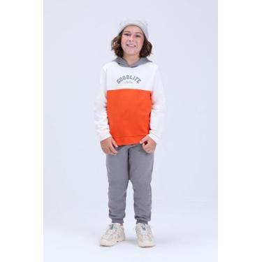 Imagem de Conjunto Infantil Menino de Moletom Tricolor Inverno - Vida Costeira O