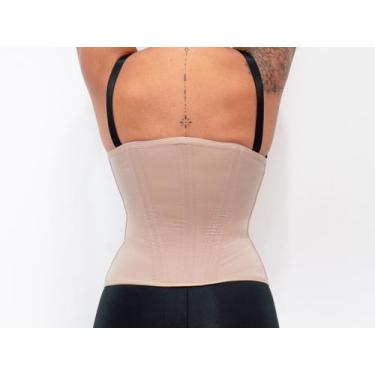 Imagem de Cinta modeladora 12 barbatanas cor:pretotamanho:gg - Moça Bonita, Pret