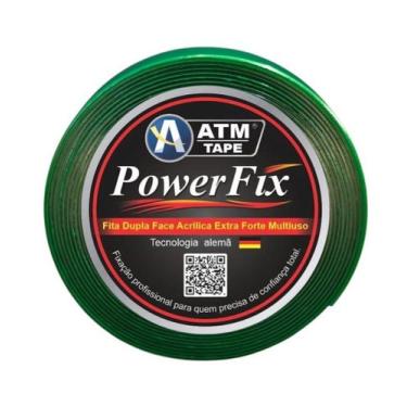 Imagem de Fita Dupla Face Acrílica Extra Forte 12mm x 5m - PowerFix ATM TAPE