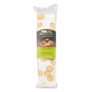 Imagem de Torrone Italiano Macio com Avelã Quaranta Nougat Passion 100g Importad
