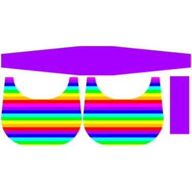 Imagem de Painel Bolsa Canoa Arco ìris - PX