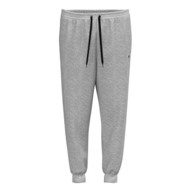 Imagem de Calça Moletom Freesurf Logo Casual Cinza Mescla, M, Cinza