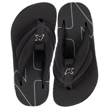 Imagem de Chinelo feminino kivah comfy kenner ern01, Preto, 37