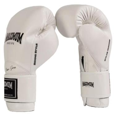Imagem de Luva de Boxe Muay Thai Maximum New Classic White-Unissex