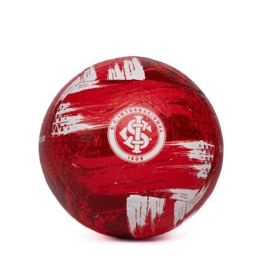Imagem de Mini Bola Dualt Inter Futebol Campo Infantil Vermelho/Branco-Unissex