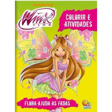 Imagem de Livro - Colorir e atividades(GD)-Winx Club: Flora ajuda as fadas