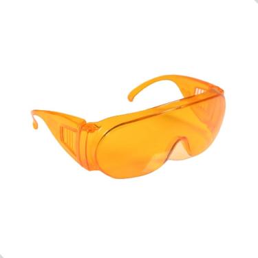 Imagem de Óculos de Proteção Universal Automotive F103 para Bloqueio de Luz Azul e Direção Noturna Lente Policarbonato Laranja