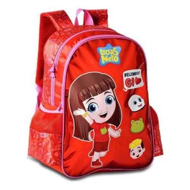 Imagem de Mochila Escolar Costas Infantil Gi Luccas Neto Aventureiros GI3248J