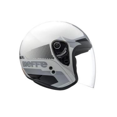 Imagem de Capacete Moto Aberto Bieffe Allegro Extent, Vanilla com Prata, 60