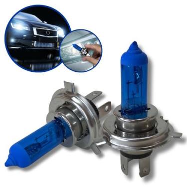 Imagem de Lâmpada Super Branca H4 55w - Efeito Xenon 8500k (Par) - Tech One